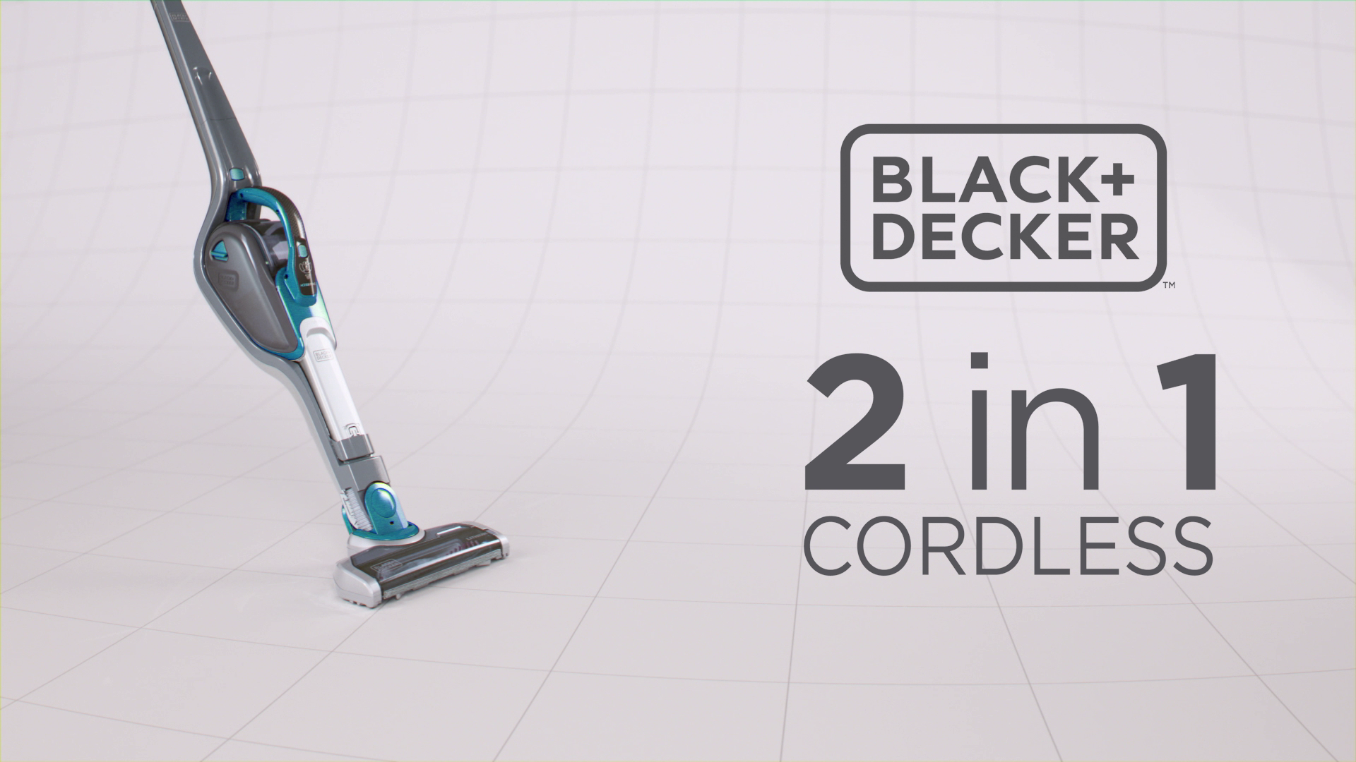 Black+Decker - Commercial for 2 in 1 Cordless vacuum cleaner