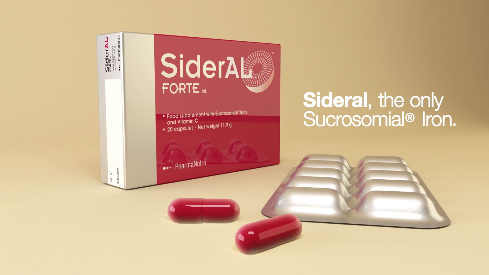 Sideral - Ad for Sucrosomial medication 